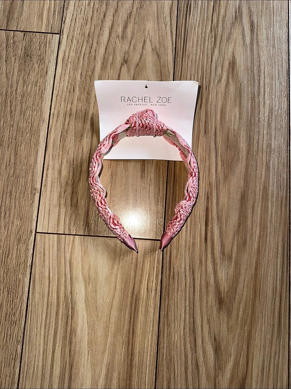 NWT Rachel Zoe Pink Braided Headband